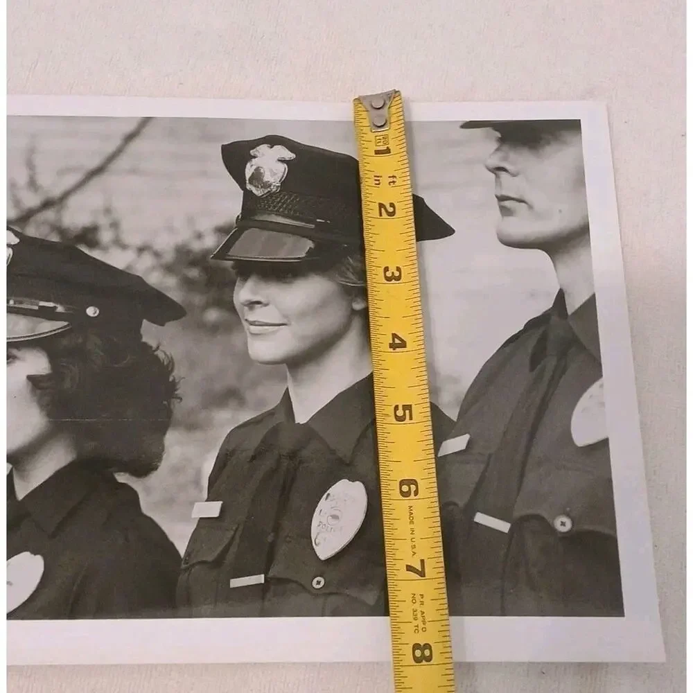 Lrg 10x9 Photo 1989 Actress Police Uniform Movie Police Academy 6 City Under